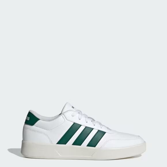 Adidas Men\'s Breaknet 3 White Green Sneakers Size 11